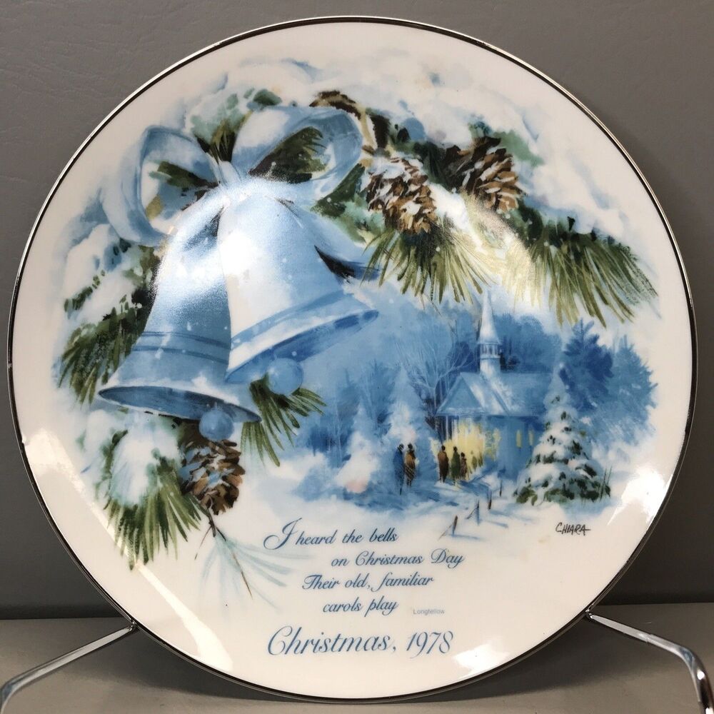 CHARA American Watercolor Society CHRISTMAS 1978 COLLECTOR Plate